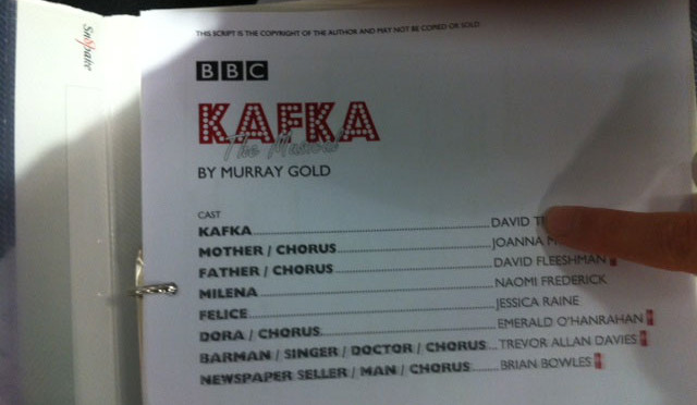 Kafka The Musical Script