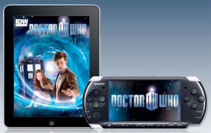Doctor Who su iPad e PSP.