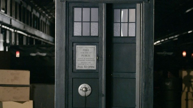 Il TARDIS morente.