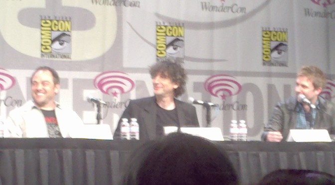 Neil Gaiman alla Wondercon 2011.